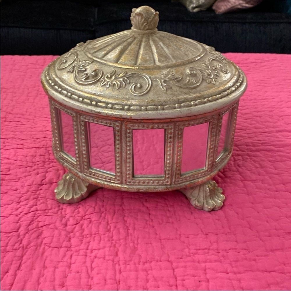 Elegant Gold Decorative Box